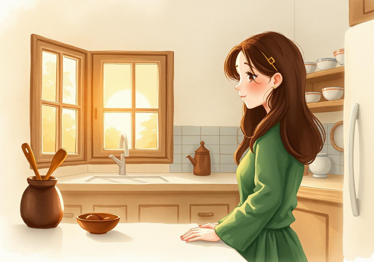 Golden Hour Watercolor — sample illustration